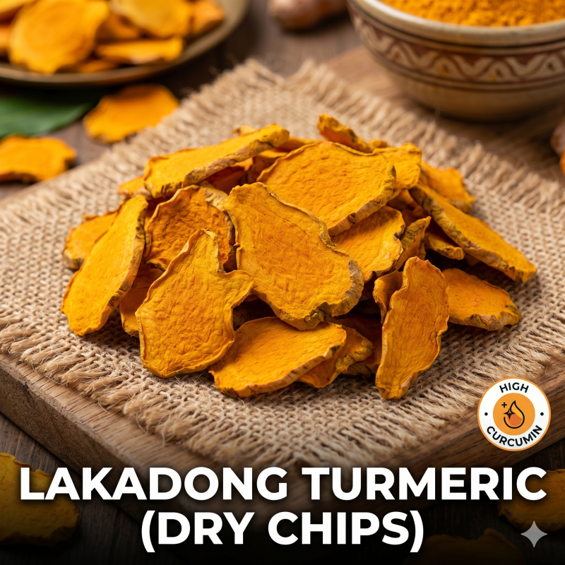 Lakadong Turmeric (Dry Chips)